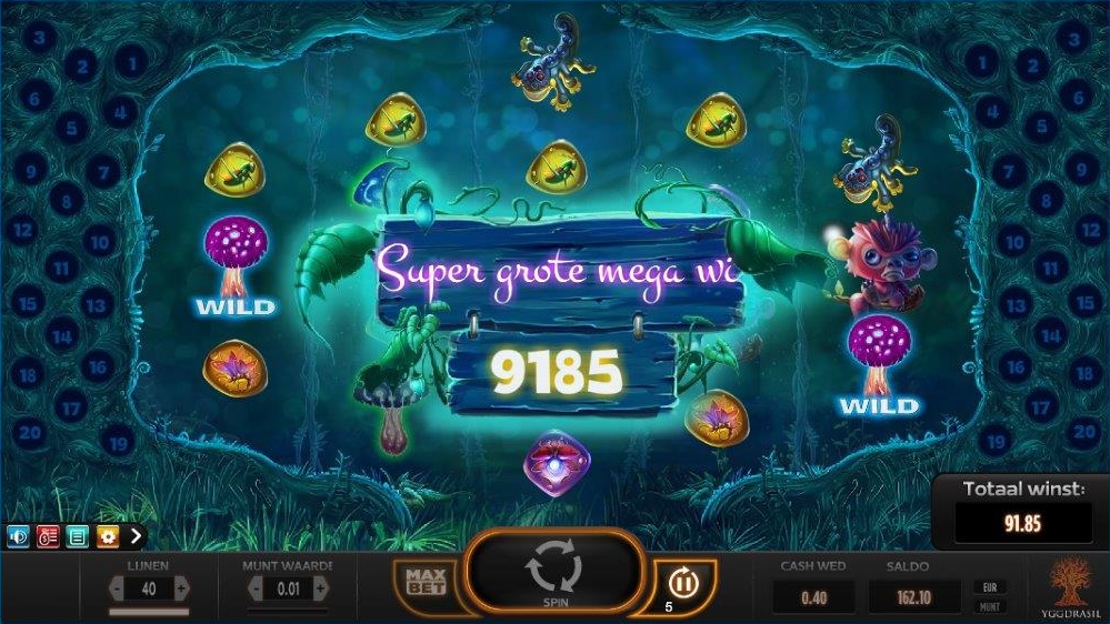 Magic Mushrooms slot test