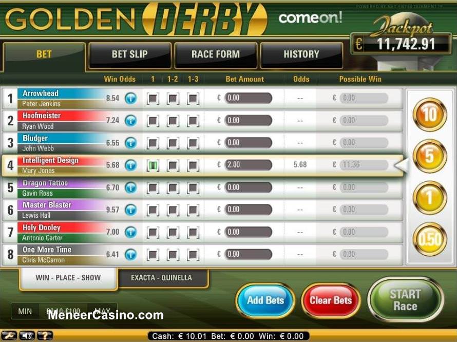 Golden Derby paardenrennen