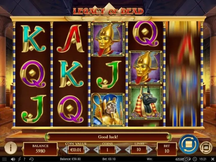 Legacy of Dead slot review