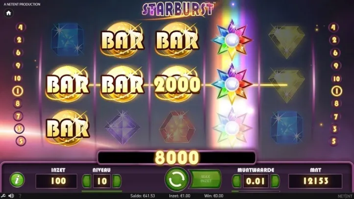 Starburst slot review big win