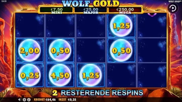 Wolf Gold slot bonus