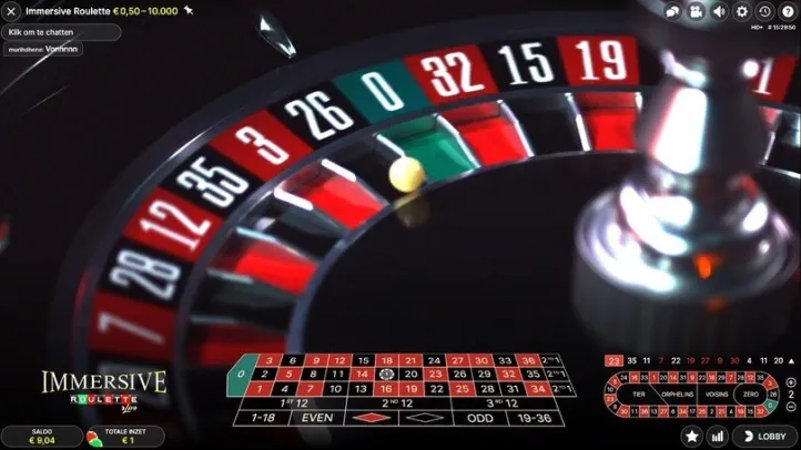 live casino Immersive Roulette