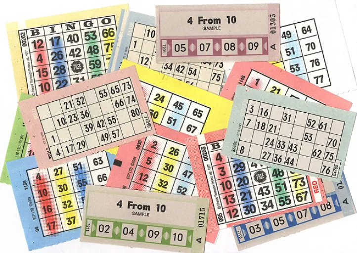 Bingotickets Tombola Edward Thompson