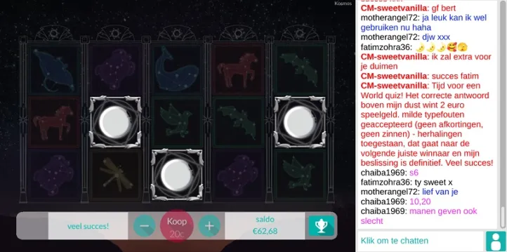Kosmos online slot Tombola Bingo