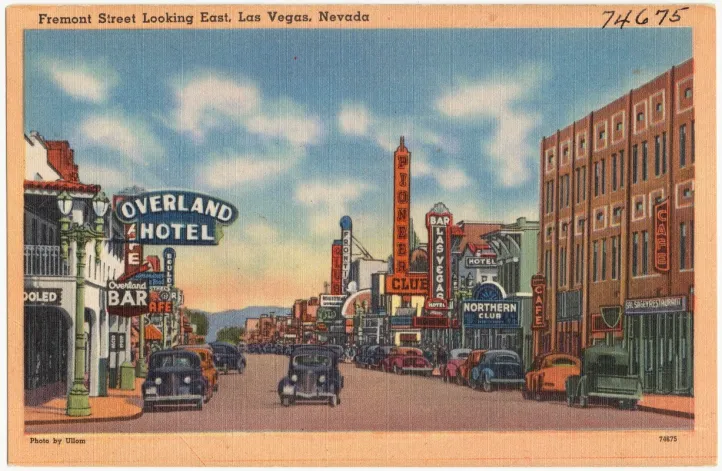 Fremont Street Las Vegas jaren dertig