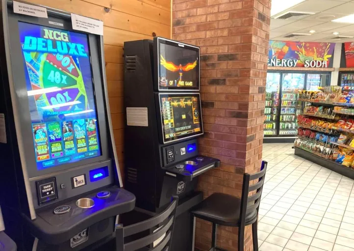 slot machines in benzinestation Missouri