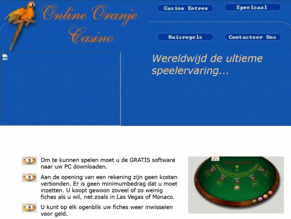 Oranje Casino in 2000