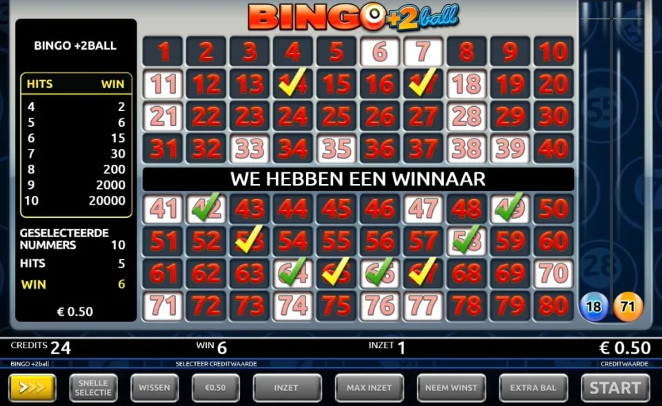 Holland Casino bingo online