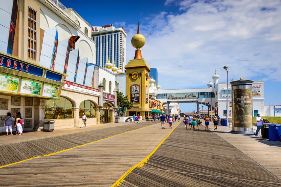 Boardwalk in Atlantic City