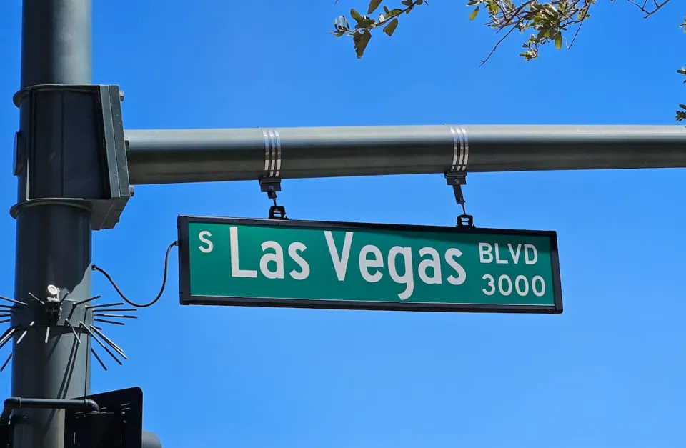 Las Vegas Boulevard straatnaambord