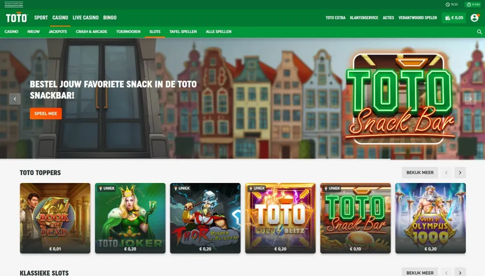 TOTO Casino lobby