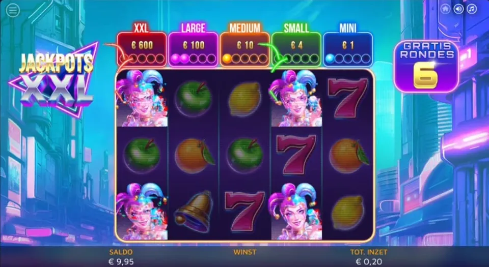 Jackpots XXL slot bonus