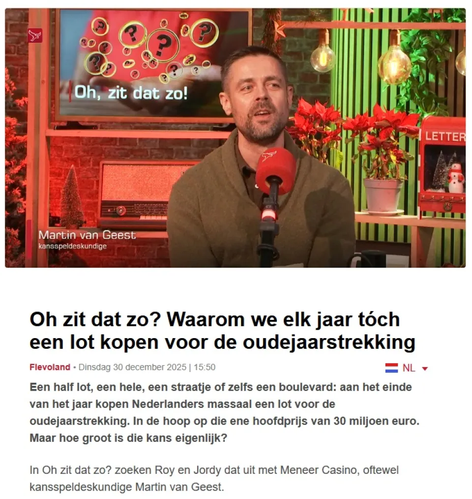 Omroep Flevoland 30 december 2025