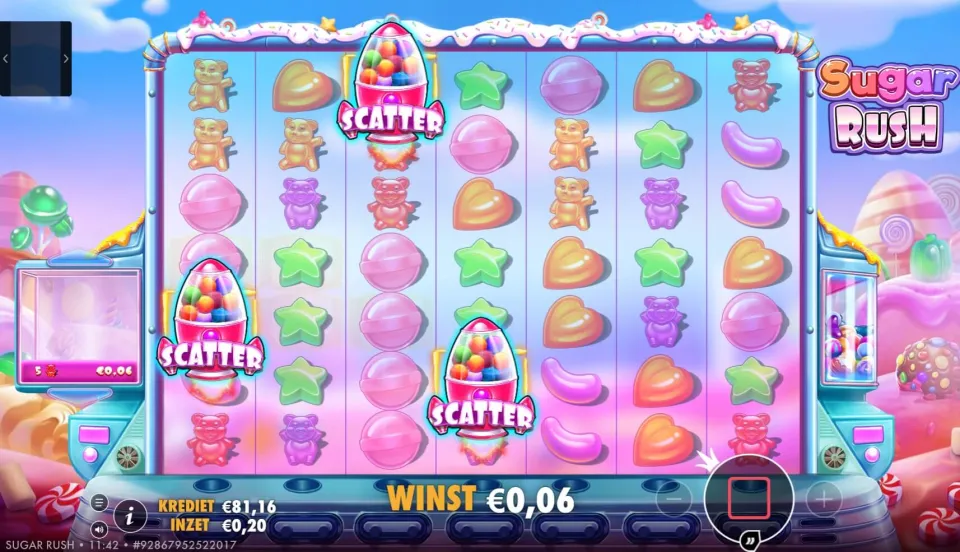 Sugar Rush 3 scatters