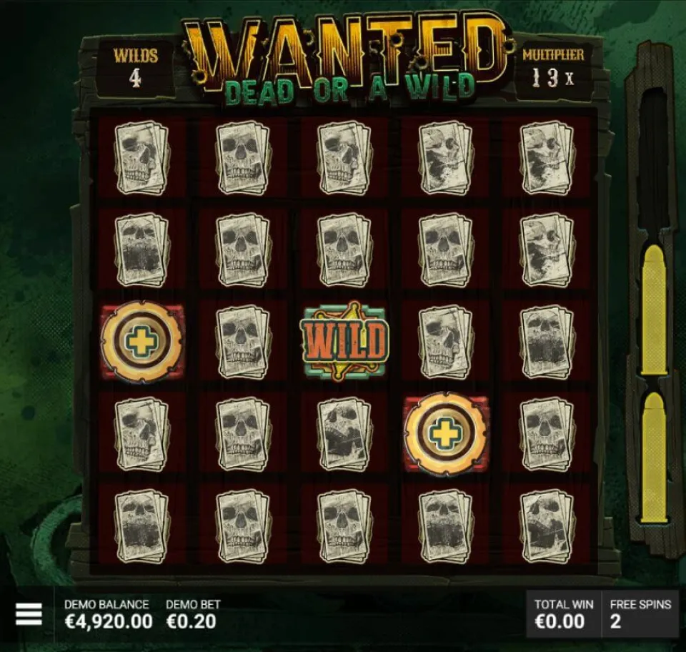 Wanted Dead or a Wild Dodemanshand bonus