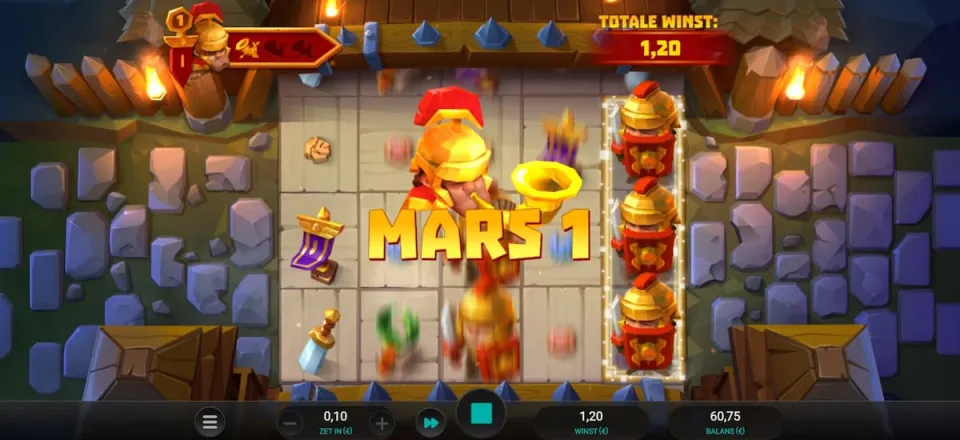 Marching Legions free spins bonus met hoorns