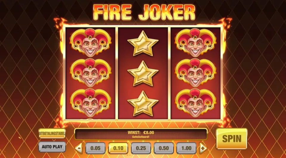 Fire Joker big win 80x