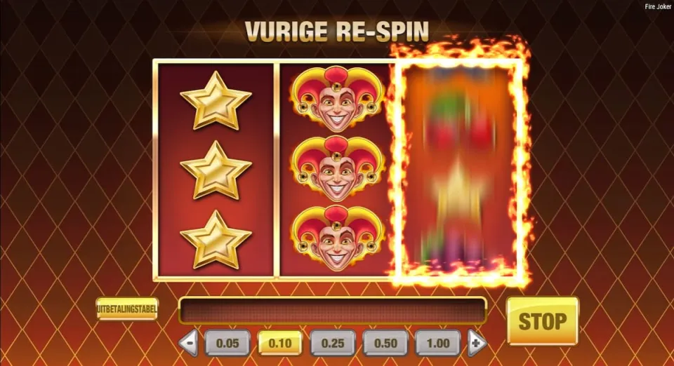 Fire Joker vurige respin