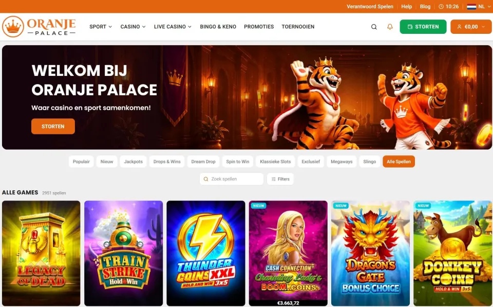 Oranje Palace Casino lobby
