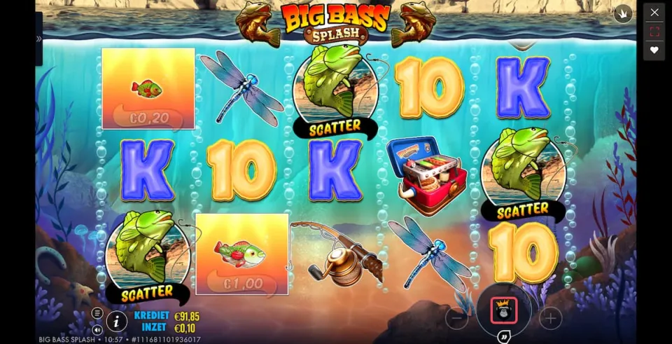 Big Bass Splash scatters