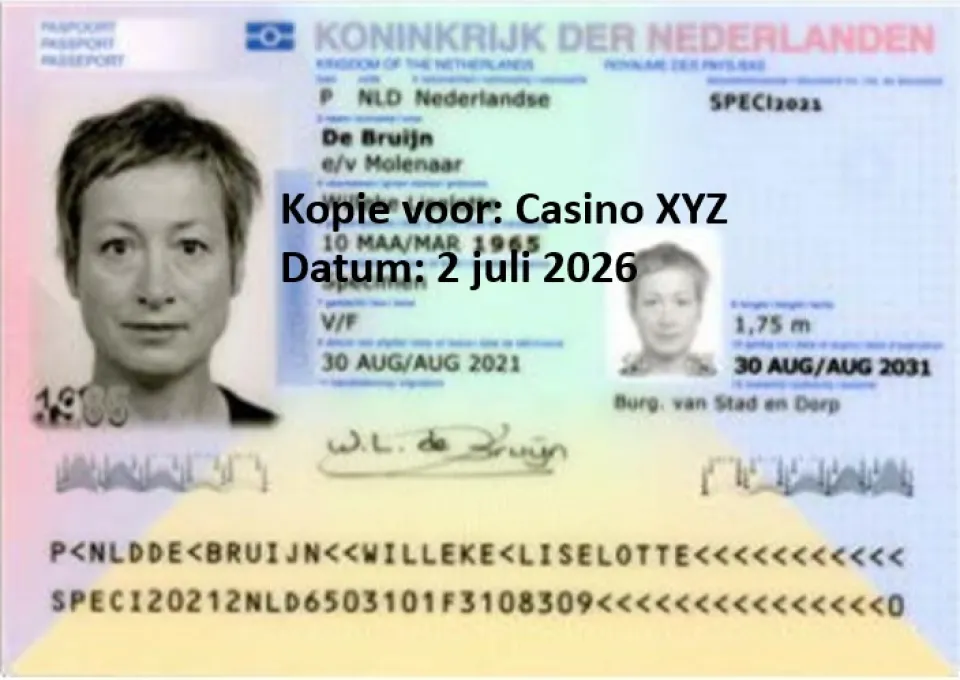Kopie paspoort veilig