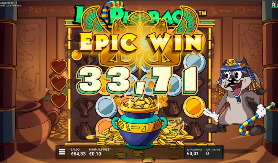 Le Pharaoh epic win