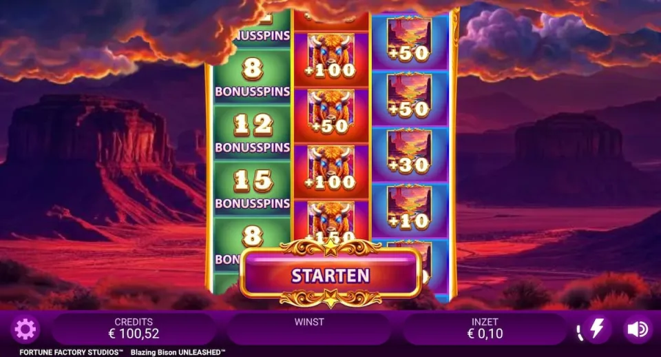 Blazing Bison Unleashed bonus