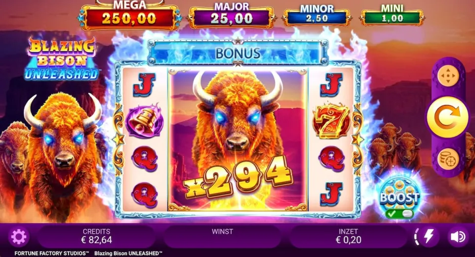 Blazing Bison Unleashed slot