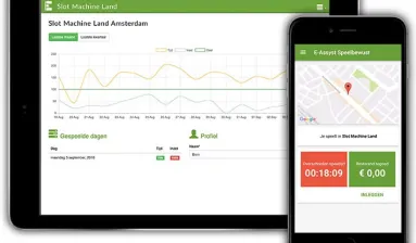 E Assyst applicatie op tablet en mobiel