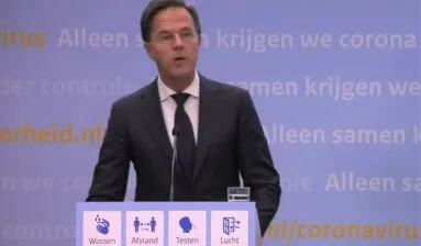 Mark Rutte corona