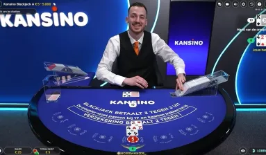 Kansino live blackjack Evolution