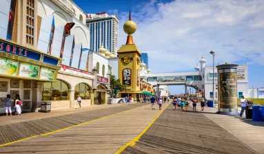 Boardwalk in Atlantic City