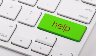 computer toetsenbord met groene toets help