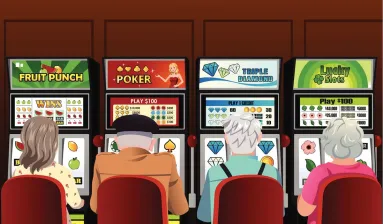 ouderen achter gokkasten in casino