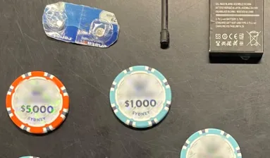 chips en verborgen camera gebruikt voor casino scam